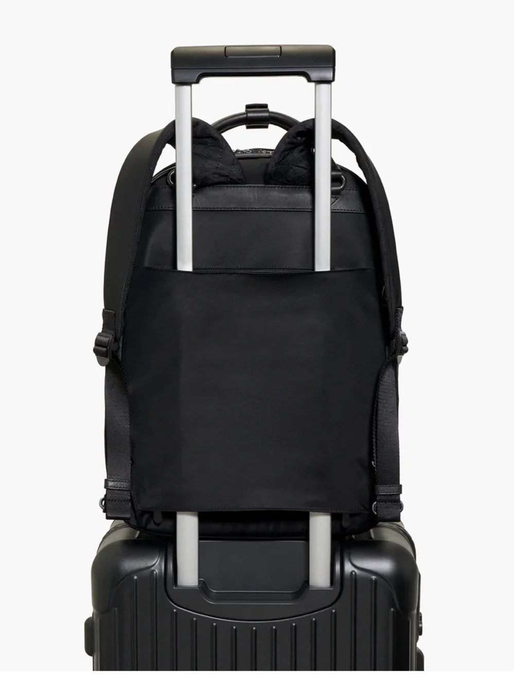 Lo & Sons Rowledge Laptop Backpack with Leather Accents